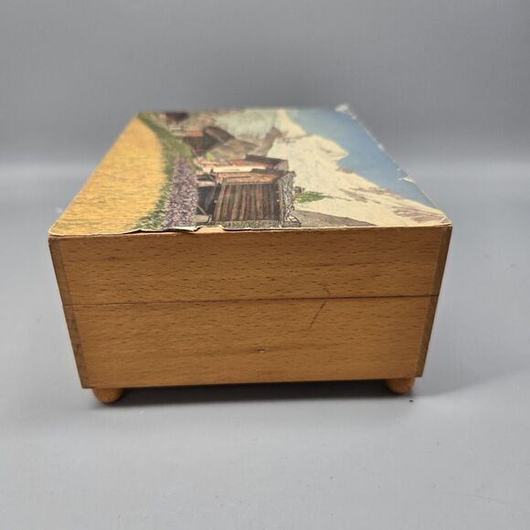 Vintage Thorens Music Box With 30 Teeth Plays But Missing 5 Teeth - Picture 8 of 14